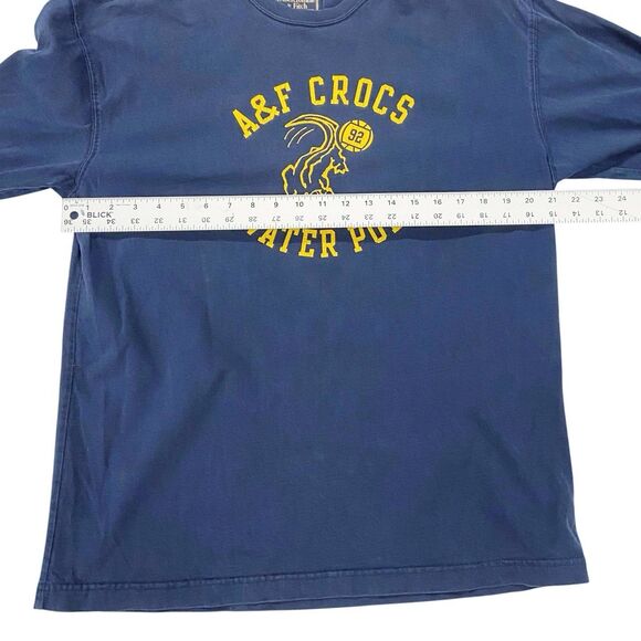 Vintage Y2K Abercrombie & Fitch A&F Crocs Water Polo Long Sleeve Shirt Men’s M - Picture 7 of 12
